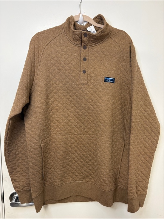 L.L. Bean Other - L.L BEAN MENS QUILTED SWEATSHIRT,MOCKNECK!